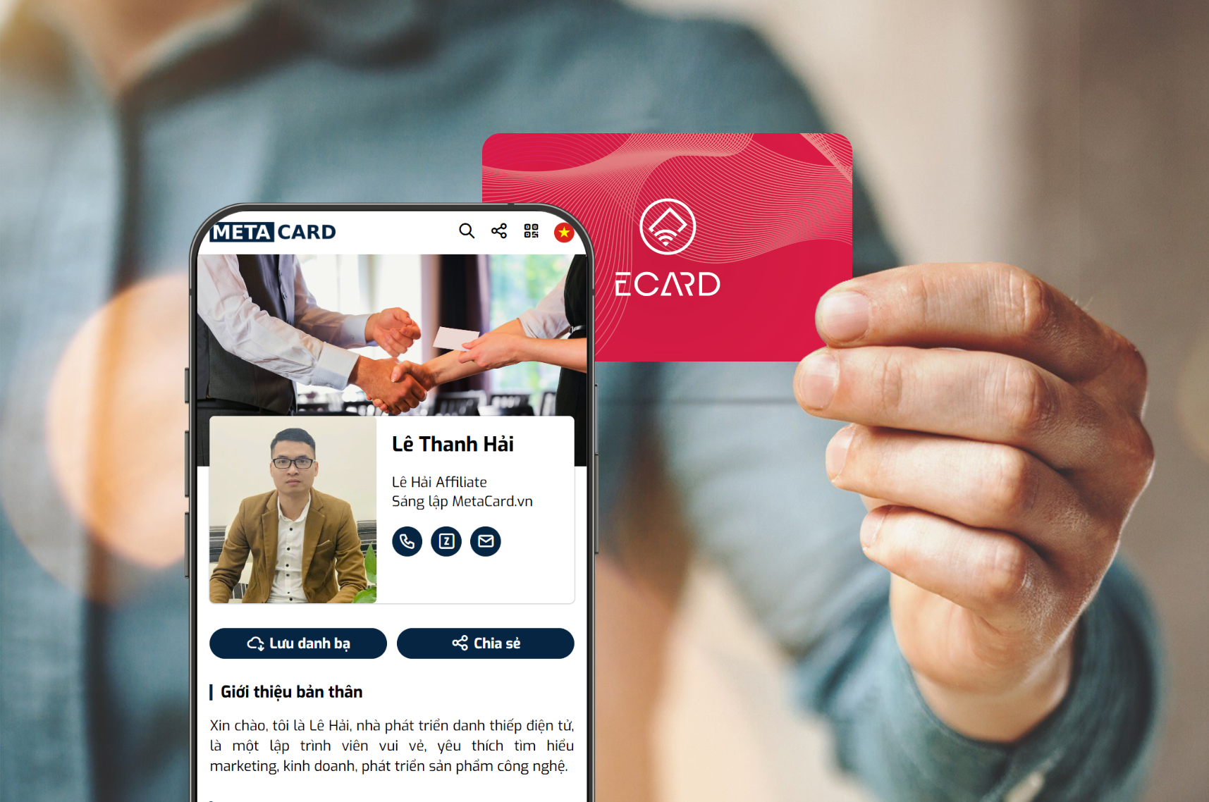 MetaCard – Danh thiếp thông minh thời đại số